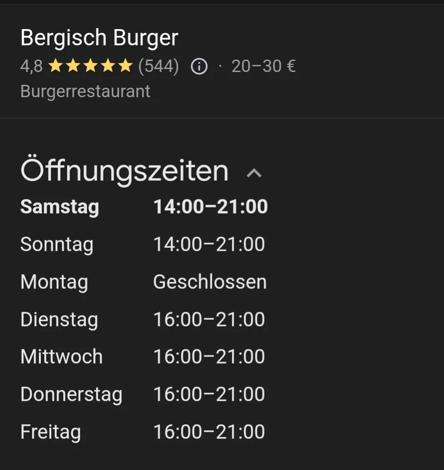 Bergisch Burger – Burger-Imbiss in Leichlingen