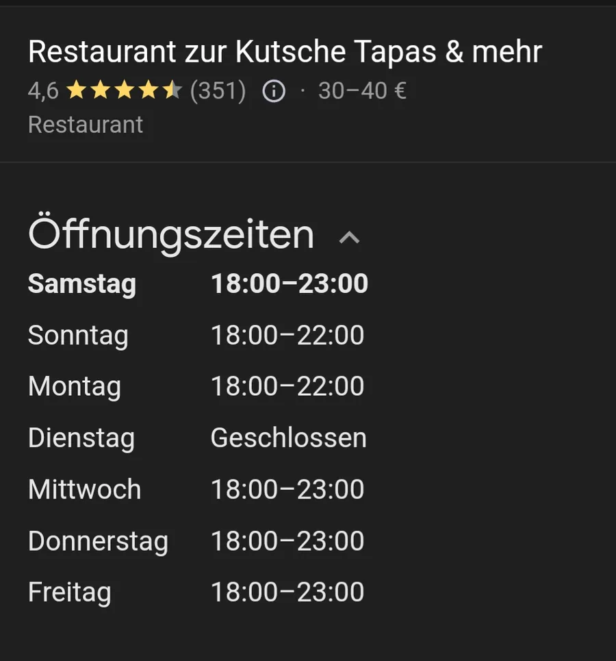 Zur Kutsche – Restaurant in der Umgebung von Leichlingen